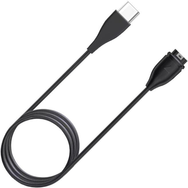 가민 포러너 피닉스 인스팅트 비보액티브 베뉴 USB 충전 케이블, 1개, USB C타입 스트레이트