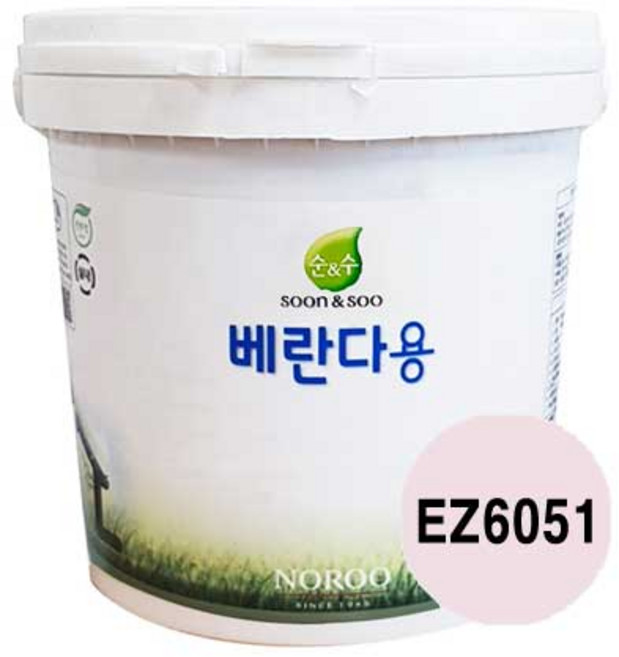 순앤수 베란다용페인트 2L 무광 친환경 다용도실 벽면, EZ6051, 1개