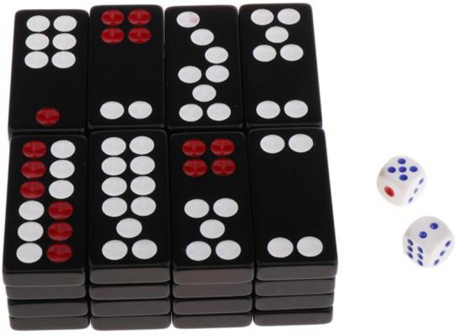 가족 놀이32개 어 번체 Pai Gow Paigow 타일 세트 카지노 게임