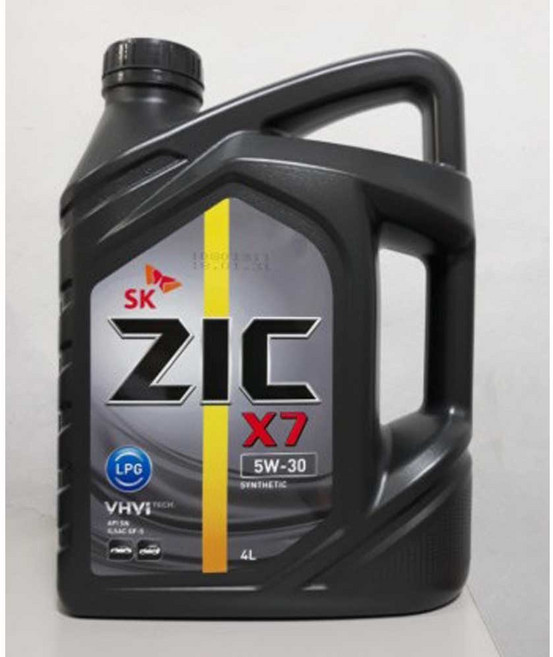 kixx ZIC 지크 X7 5W30 4L LPG용 프리미엄 엔진오일, 1개