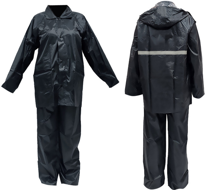 우비 우의세트 강력방수 배달 오토바이 작업용 레인코트, 1개, 패션 우의세트(XL)