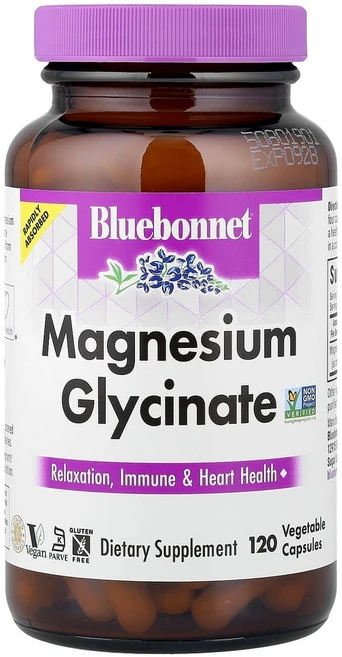 블루본넷뉴트리션 마그네슘 글리신산 120 베지캡슐, 1개, 120정 - 쿠팡