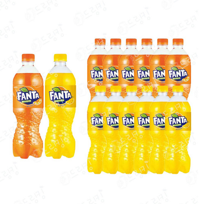 환타 파인애플&오렌지 600ml X 12, 12개