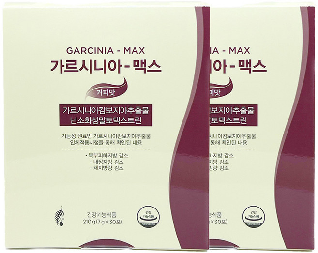 멜라루카 가르시니아 맥스 커피맛, 210g, 2개