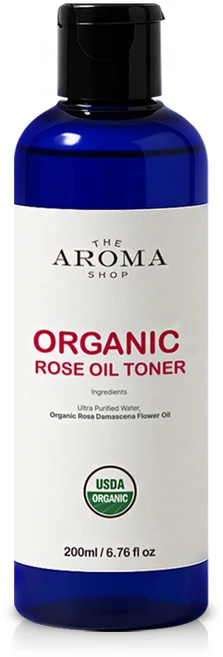 더아로마샵 유기농 로즈오일 여드름균 저자극 로즈워터 스킨 토너 200ml, 1개 - 쿠팡