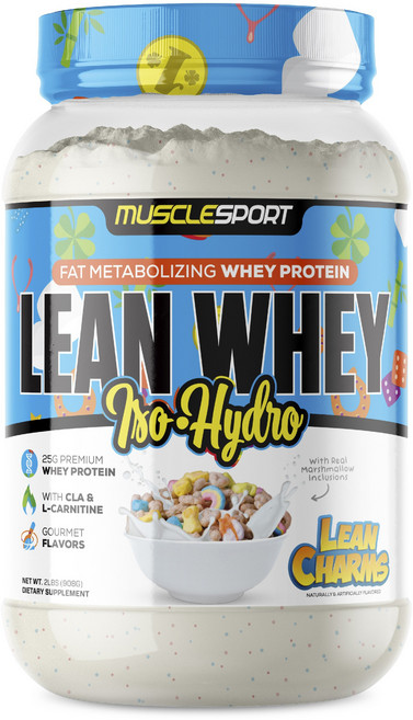 MUSCLESPORT Lean Whey 分離水解乳清蛋白, 1個, 908g