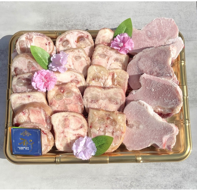 ++1등급 한우 우족 사골 선물세트 5kg, 1개