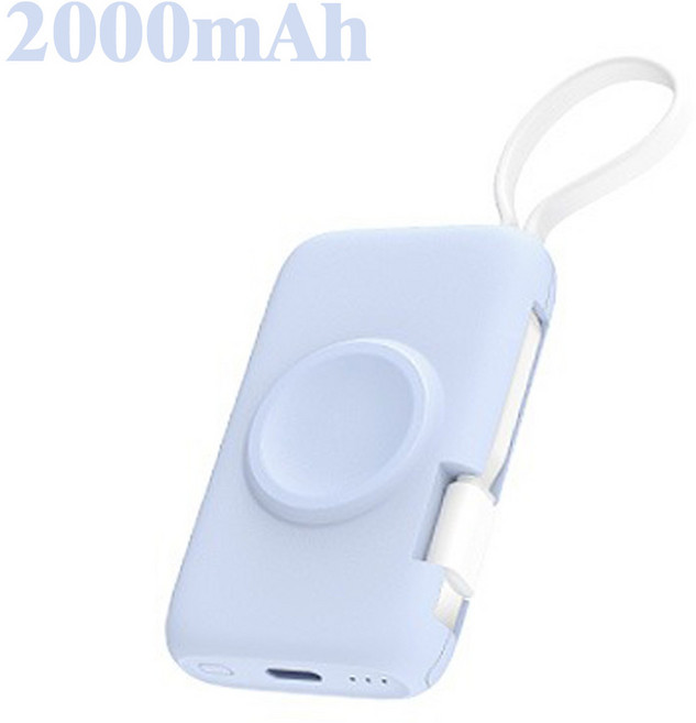 엑티몬 미니 초소형 갤럭시 워치 보조배터리 2000mAh (C-TYPE)