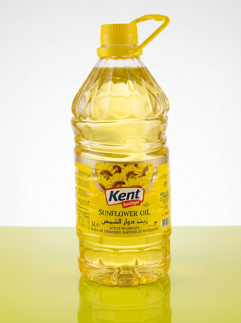 KENT SUNFLOWER OIL 켄트 해바라기유 3L 5L 해바라기씨유100%, 1개