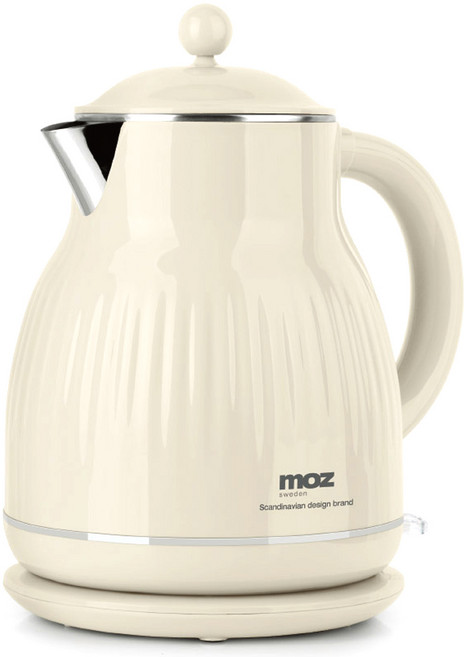 모즈스웨덴 전기포트 모즈 커피포트기 전기주전자 스텐 1.9L, 아이보리