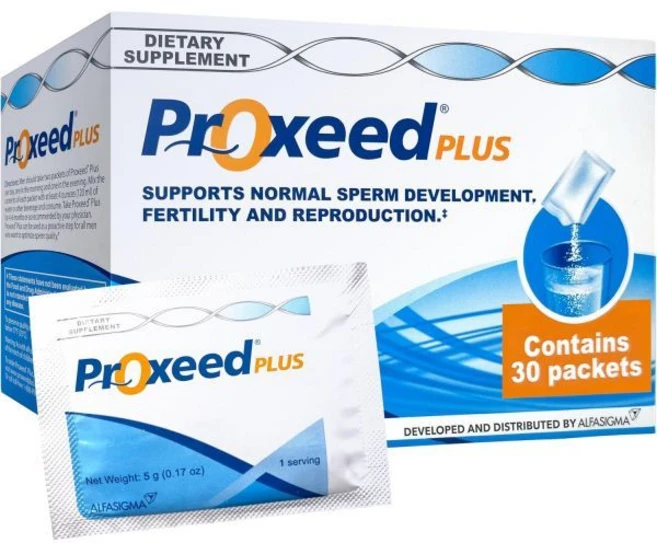 남성용 프록시드 플러스 생식 | 정자 수 농도 운동성 * | 엽산이 함유된 L 카르니틴 기반 포뮬러 | 1박스 파우더 패킷 30개, 1개 - 쿠팡