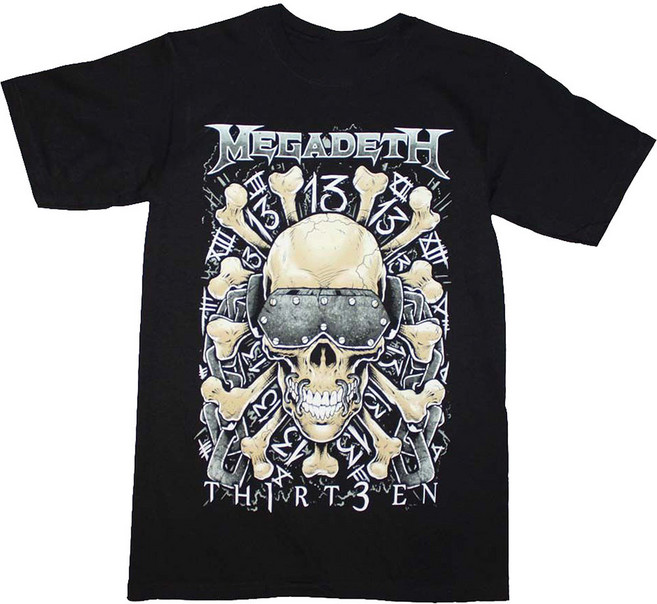 ROCKPANDA Thirteen Megadeth 반팔티