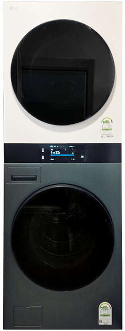 LG전자 트롬 WA2525GEHF 워시타워 세탁기건조기 25/25kg 1등급 네이처그린 네이처베이지 일렉