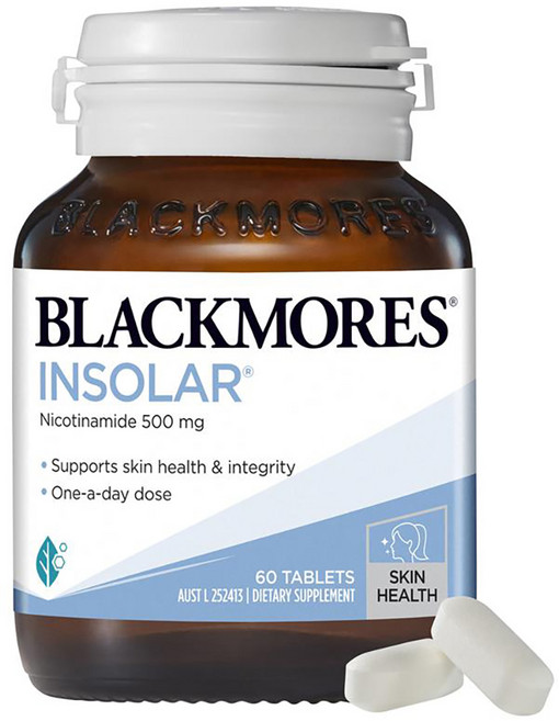 Blackmores Insolar Skin Health Vitamin B3 60 Tablets, 150g, 1개