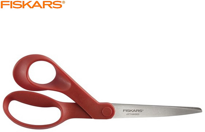 피스카스 클래식 왼손가위 21cm, 레드, 1개