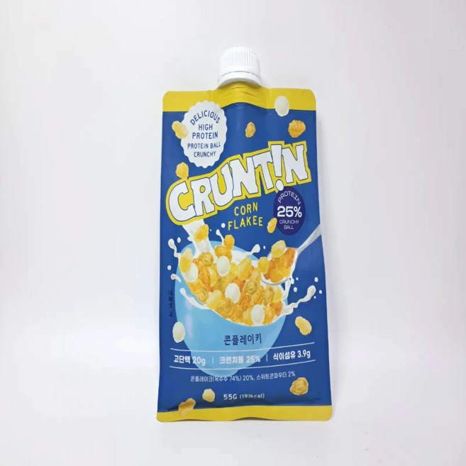 [본사공식몰] 크런틴 크런치볼 단백질쉐이크 콘플레이키 당 0g대, 5개, 55g - 쿠팡