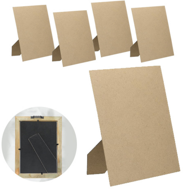 베러워커스 세워놓는 액자 뒷판 다리 받침대, 5개, 베이지