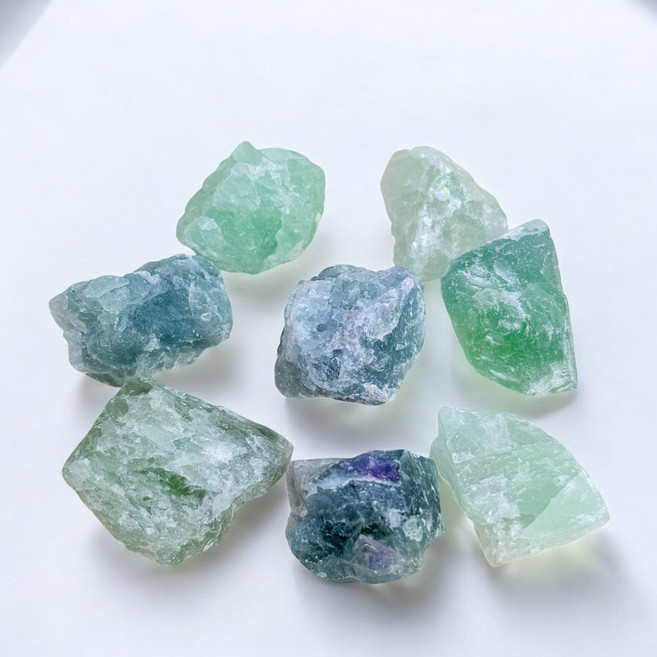 綠螢石 宗教物品, 綠螢石 約2-3cm，100g, 1個