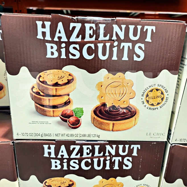 르 시크 파티시에 헤이즐넛 비스킷 코스트코 간식, 1개, 1.216kg