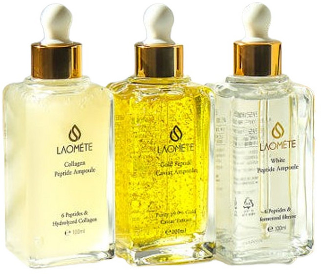 라오메뜨 전설의앰플 선물세트 100ml 3종 쇼핑백s