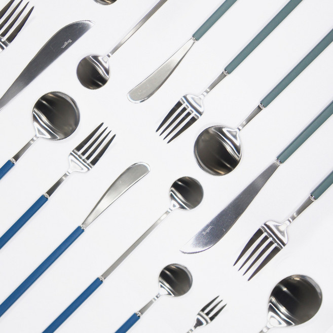 보겐 피노 실버 커트러리 양식기 수저 포크 나이프, 한식숟가락, 올리브