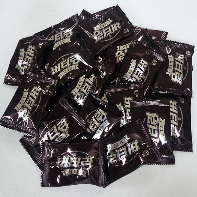 [이브의픽] 해태 버터링 딥초코 쿠키 대용량 개별포장 사무실 간식 학교 교회 단체, 100개