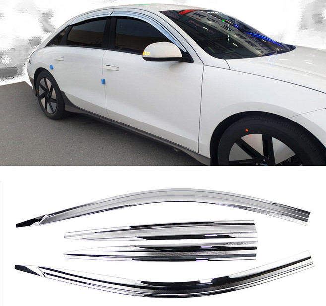 썬바이저 크롬 앞뒤 4개 1세트, 더뉴K7 2012~2016