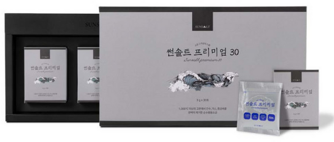 썬솔트 프리미엄 국내산 명품 용융소금 미FDA 승인 순도 99.9% 사은품 증정, 30개, 3g