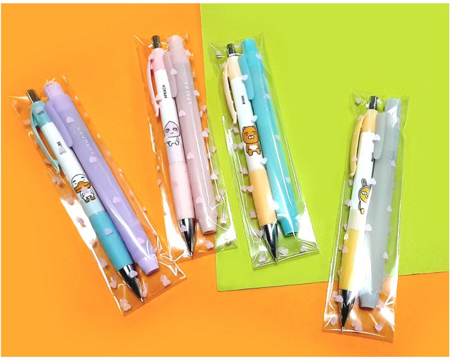 카카오프렌즈 샤프+캠퍼스메이트 샤프식 지우개 문구세트, 1세트, 튜브 세트