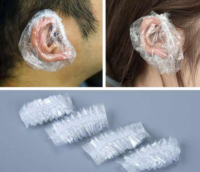 헤어소품 귀커버 비닐캡 50개입