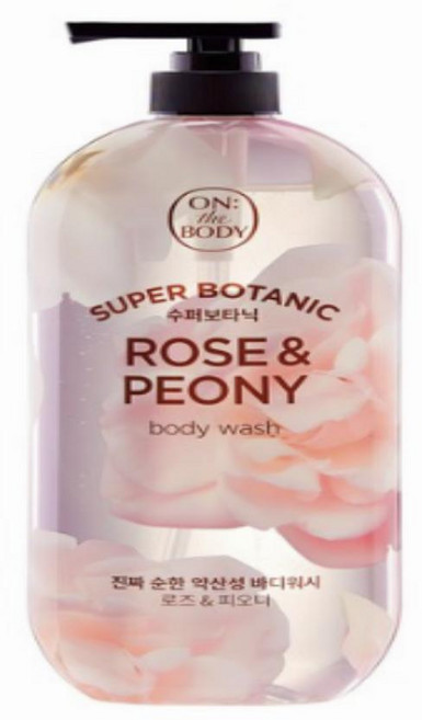 온더바디 수퍼보타닉 로즈 앤 피오니 바디워시, 900g, 12개