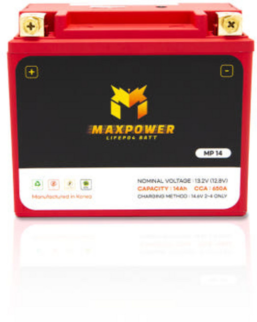 GTS300 XQ250 XQ300 Q2 Q3 맥스파워 인산철 배터리, 1개, MP14