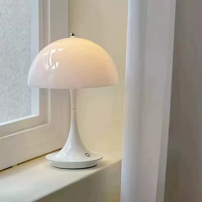 蘑菇造型檯燈 簡約設計照明, 北歐極簡款檯燈氣氛檯燈夜燈檯燈