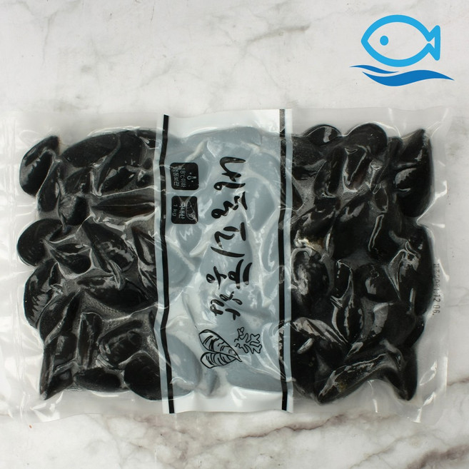 바다더해 냉동 자숙 피홍합 손질 1kg 껍질 홍합 탕 미역국 칼국수 지중해 담치, 1개