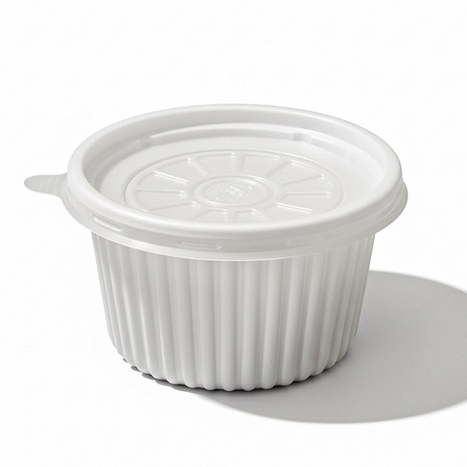 스완 배달 일회용기 105파이 대 백색 350ml, 100개, 1세트