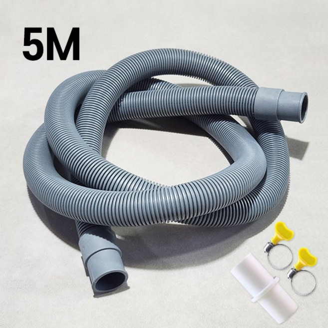 드럼세탁기용 배수호스 삼성/LG/대우, 1세트, 기본형 5M+커넥터