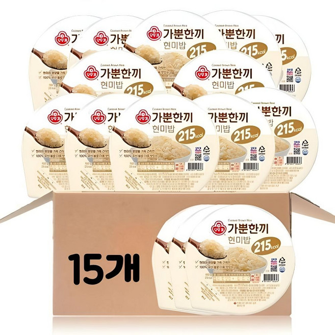 오뚜기 가뿐한끼 현미밥, 150g