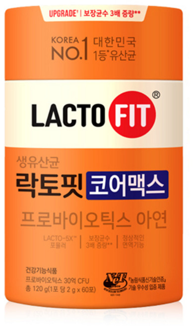 LACTO FIT 升級增強版 益生菌, 120g, 1套
