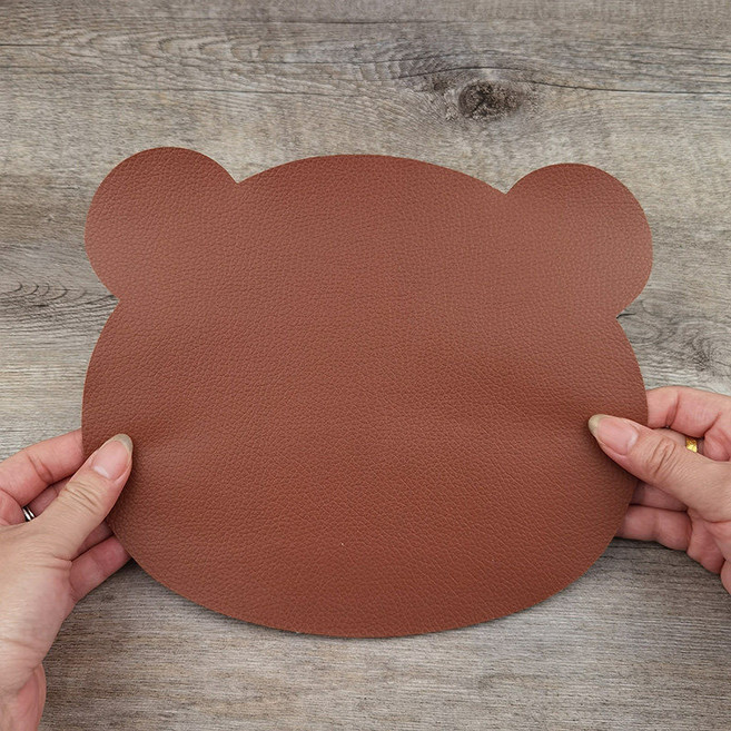 시트 소형 가죽스티커 셀프 쇼파수선 접착 패치, 연한 올리브 20x23cm 1개