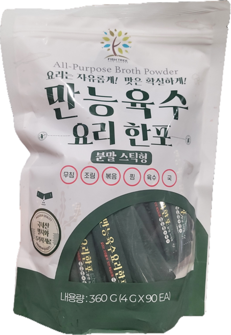만능육수 요리한포 4gx90포 코스트코, 360g, 1개
