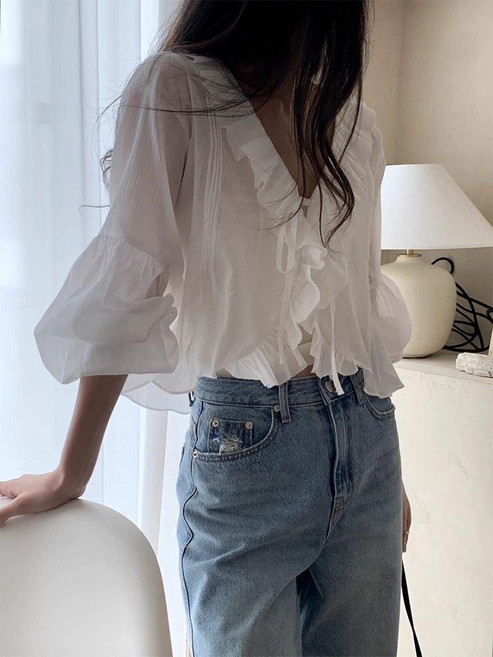 슈비코 송해나 셔츠 최윤지 첫사랑을위하여 옷 블라우스 중세시대 로맨틱 정보 김남주 코디