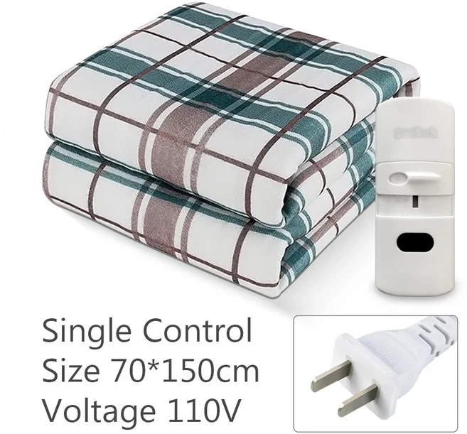 110V / 220V 전기 담요 스마트 제어 가열 두꺼운 히터 Electrica 겨울 카펫 매트 홈 침실, 02 120x150cm, 04 US Plug