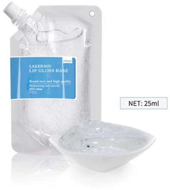 틴트립밤 립글로스용 모이스처링 매트 립 글로스 베이스 DIY 리퀴드 립스틱 수제 비건 오일 반짝이는 입술 글리터 25ml, [01] moisturizing base, moisturizing base, 1개