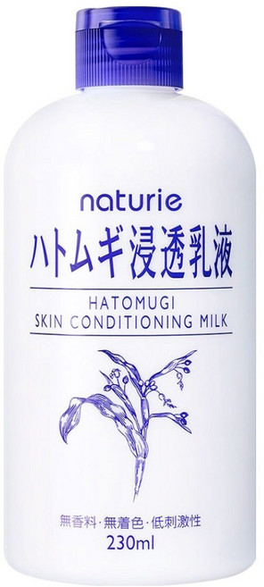 나츄리에 하또무기 스킨 컨디셔닝 밀크 로션, 230g, 1개