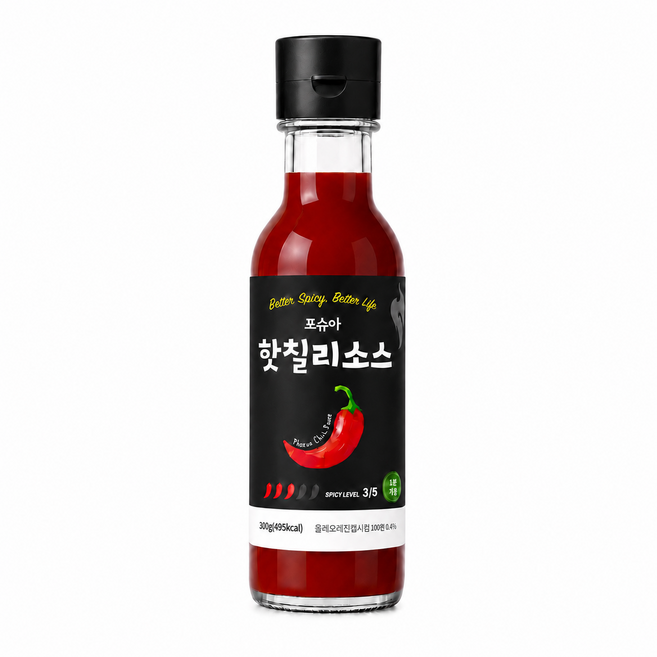 1분키친 포슈아 핫칠리소스, 1개, 300g