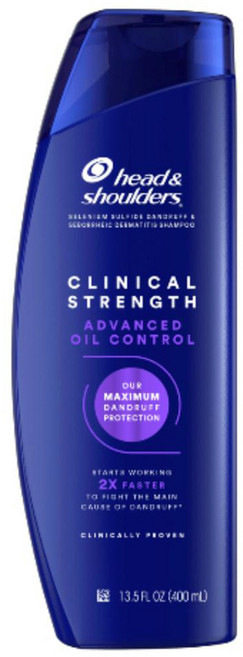 헤드앤숄더 클리니컬 스트렝스 댄드러프 디펜스 어드밴스드 오일 컨트롤 샴푸, 1개, 400ml