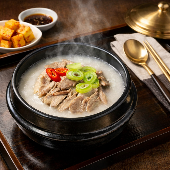 해빗이로운 돼지국밥 4팩 국내산돼지고기100%콜레스테롤 걱정없는 국밥, 4개, 150g