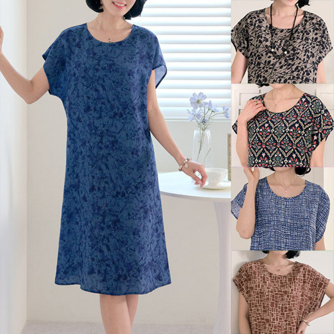 로즈맘 엄마옷 화윤풍기인견원피스2 2087100