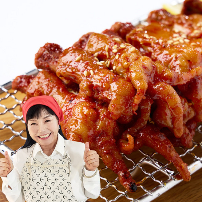 [숙이네] 불맛가득 매콤 쫄깃함 직화튤립닭발 200g, 1개