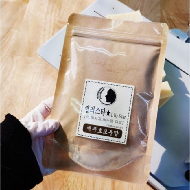살구씨가루마사지80g 외 24종 천연분말 천연곡물팩 마사지 비누만들기 재료, 맥주효모100g, 1개, 1개입